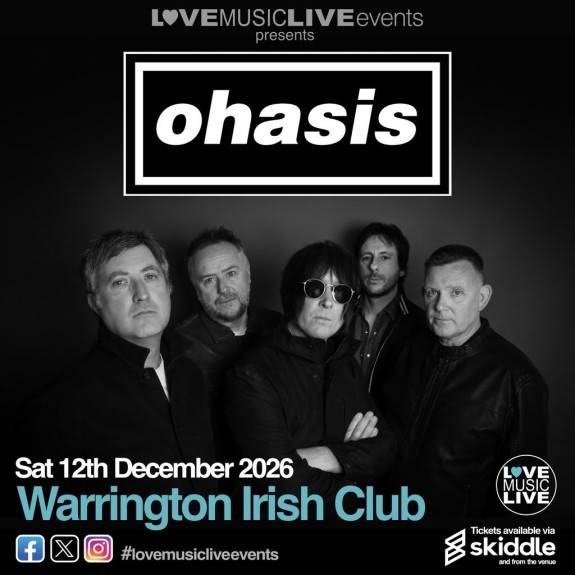 OHASIS (Tribute) - Warrington Irish Club - Sat 12th Dec