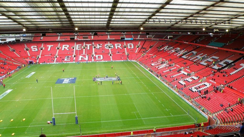 Old Trafford, which will host the Super League Grand Final in October