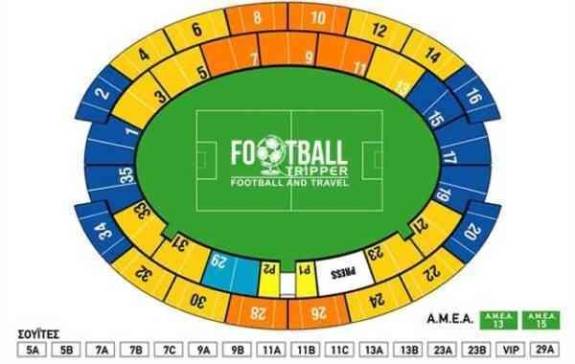Athens Olympic Stadium Map