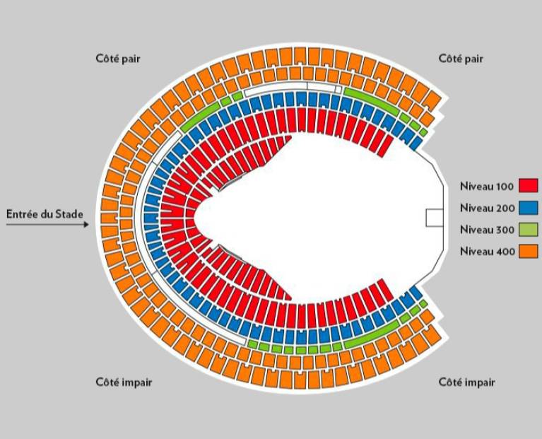 Montreal Olympic Stadium Map
