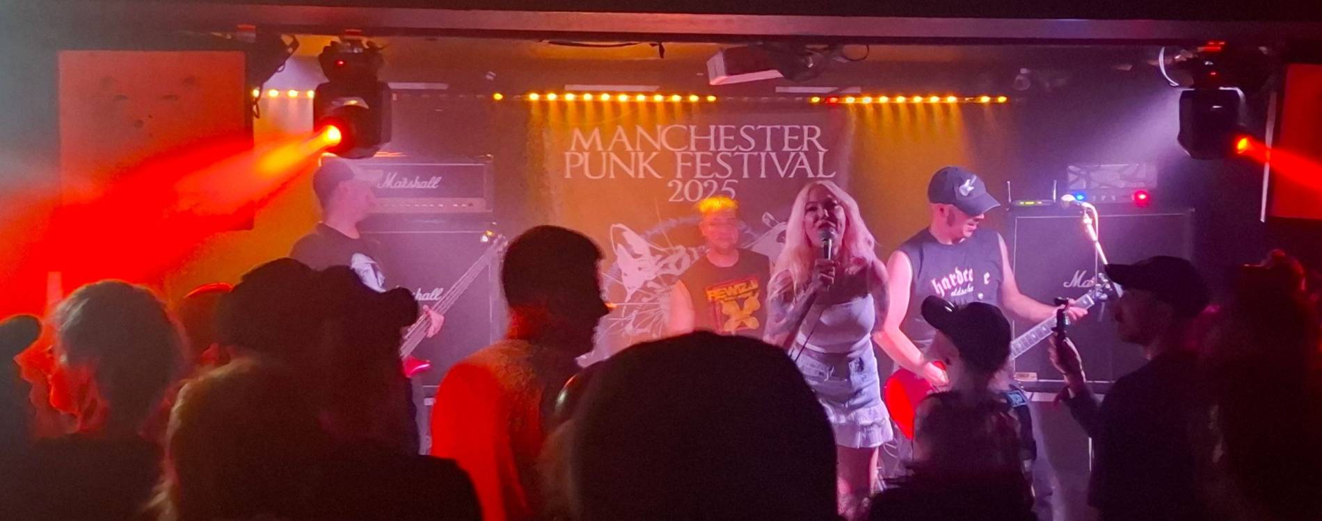 Onsind as headliners at the Bread Shed for Manchester Punk Festival