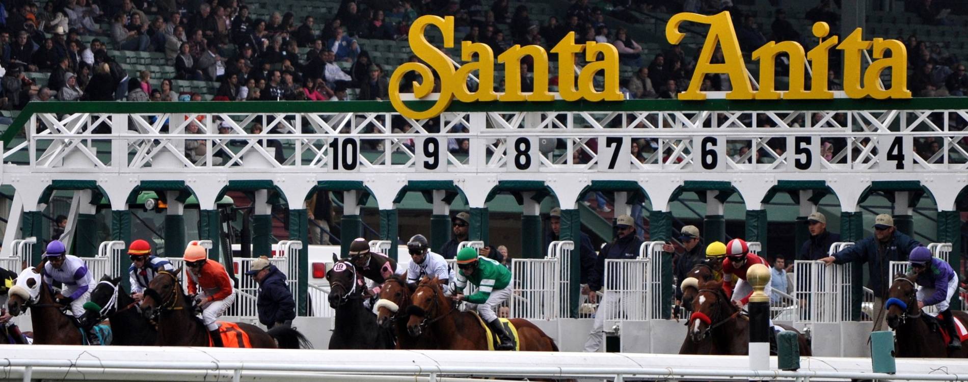 Out the gates at Santa Anita