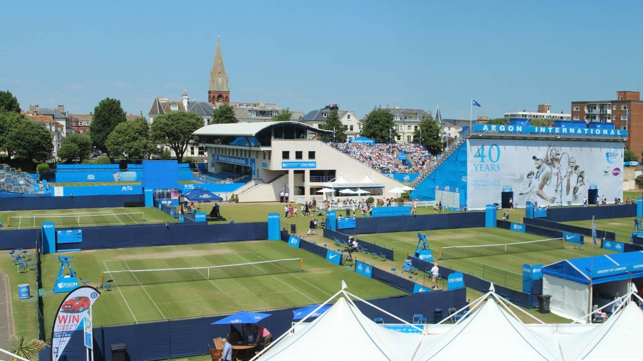 Outer courts at the Eastbourne International (formerly Aegon International), Devonshire Park Lawn Tennis Club