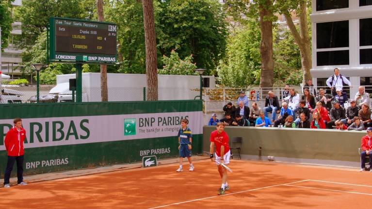Outside Court at Stade Roland-Garros