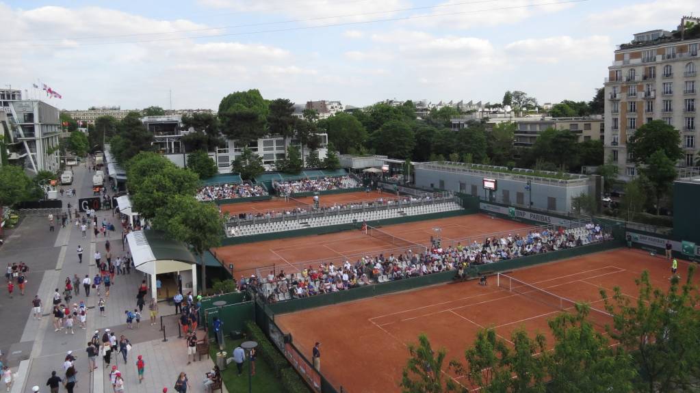 Outside Courts at Stade Roland-Garros