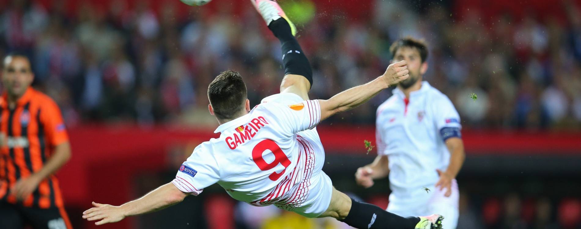 Overhead kick in Europa League