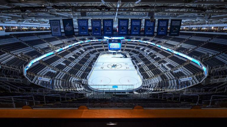 Pacific Suite at SAP Center views of the ice