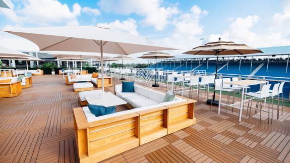 Paddock Club roof terrace