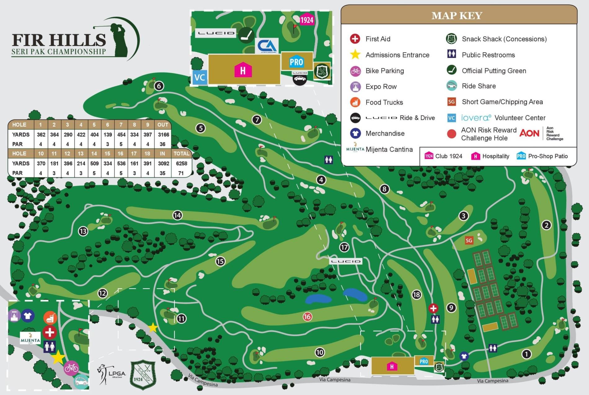 Palos Verdes Golf Club Map