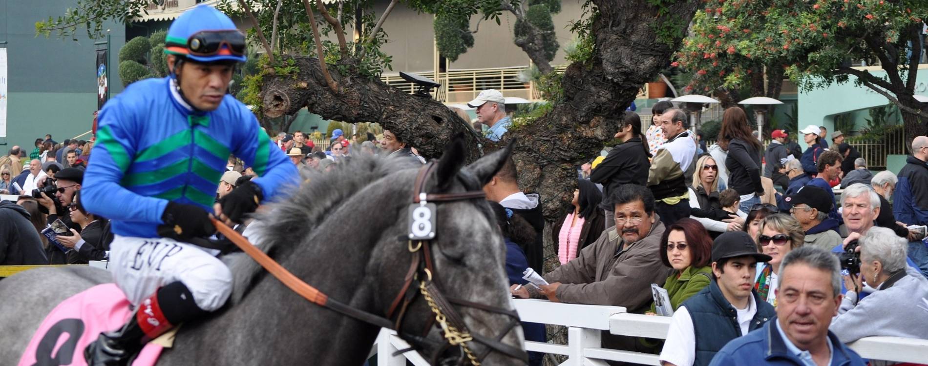Parade Ring at Santa Anita