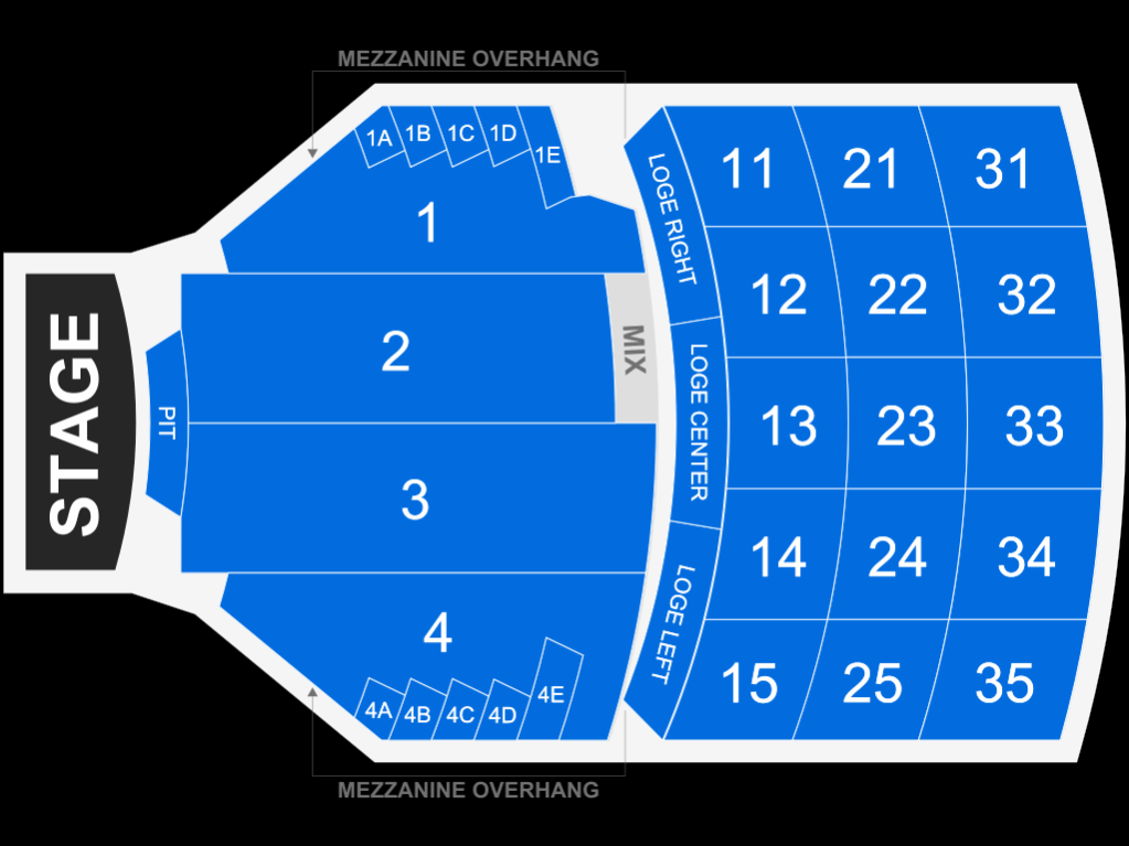 Paramount Theatre Map