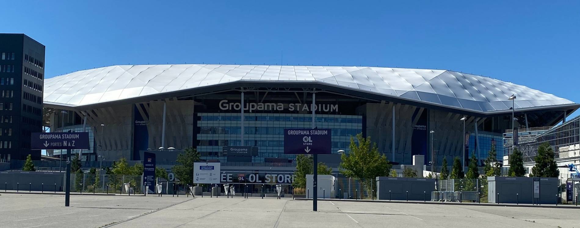 Parc Olympique Lyonnais, also known as the Groupama Stadium