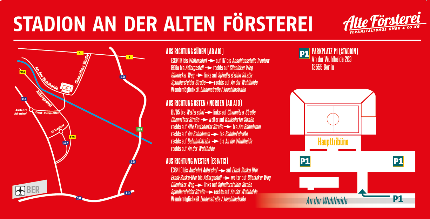 Stadion An der Alten Försterei Map