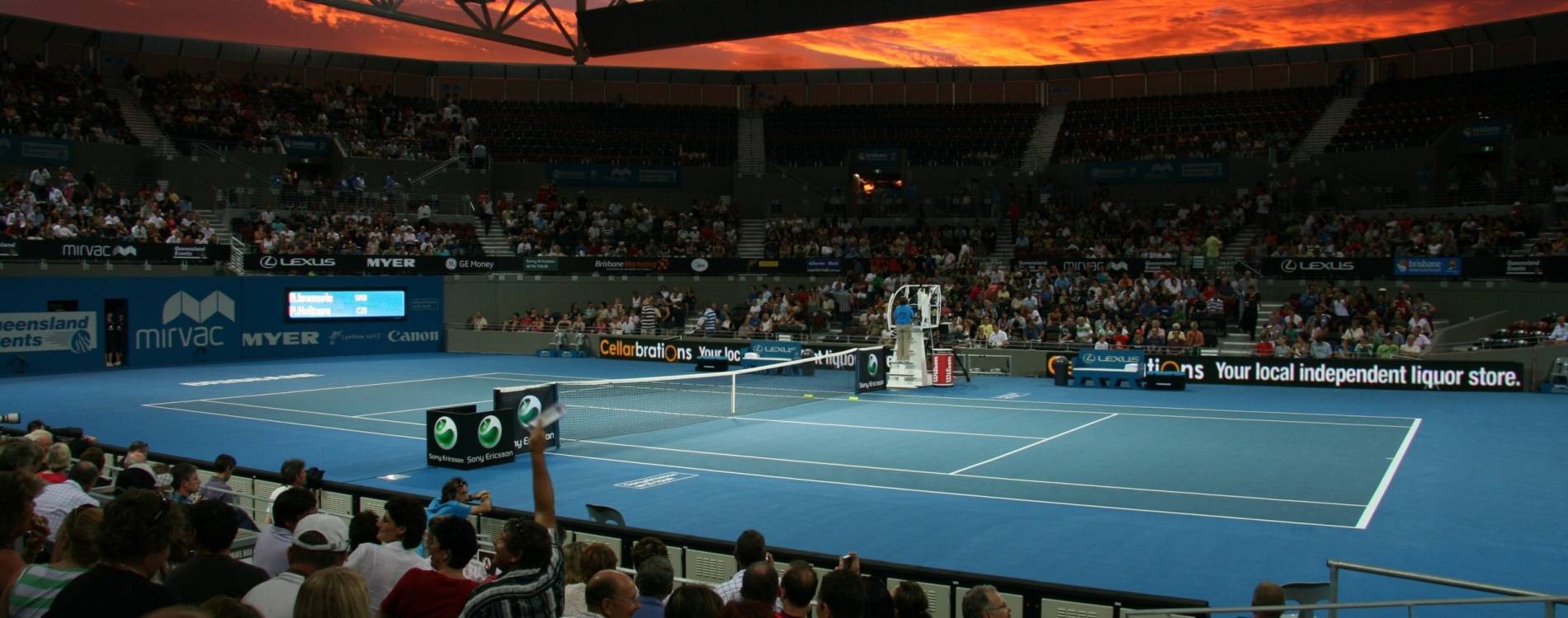 Pat Rafter Arena during the Brisbane International