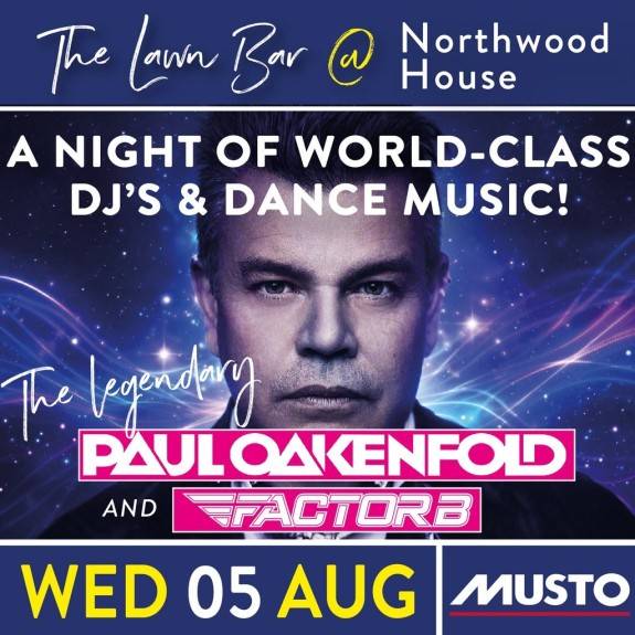 Paul Oakenfold & Factor B dance party sponsored by Musto