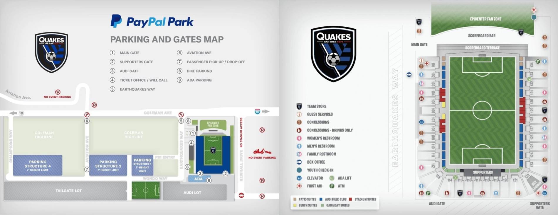 PayPal Park Map