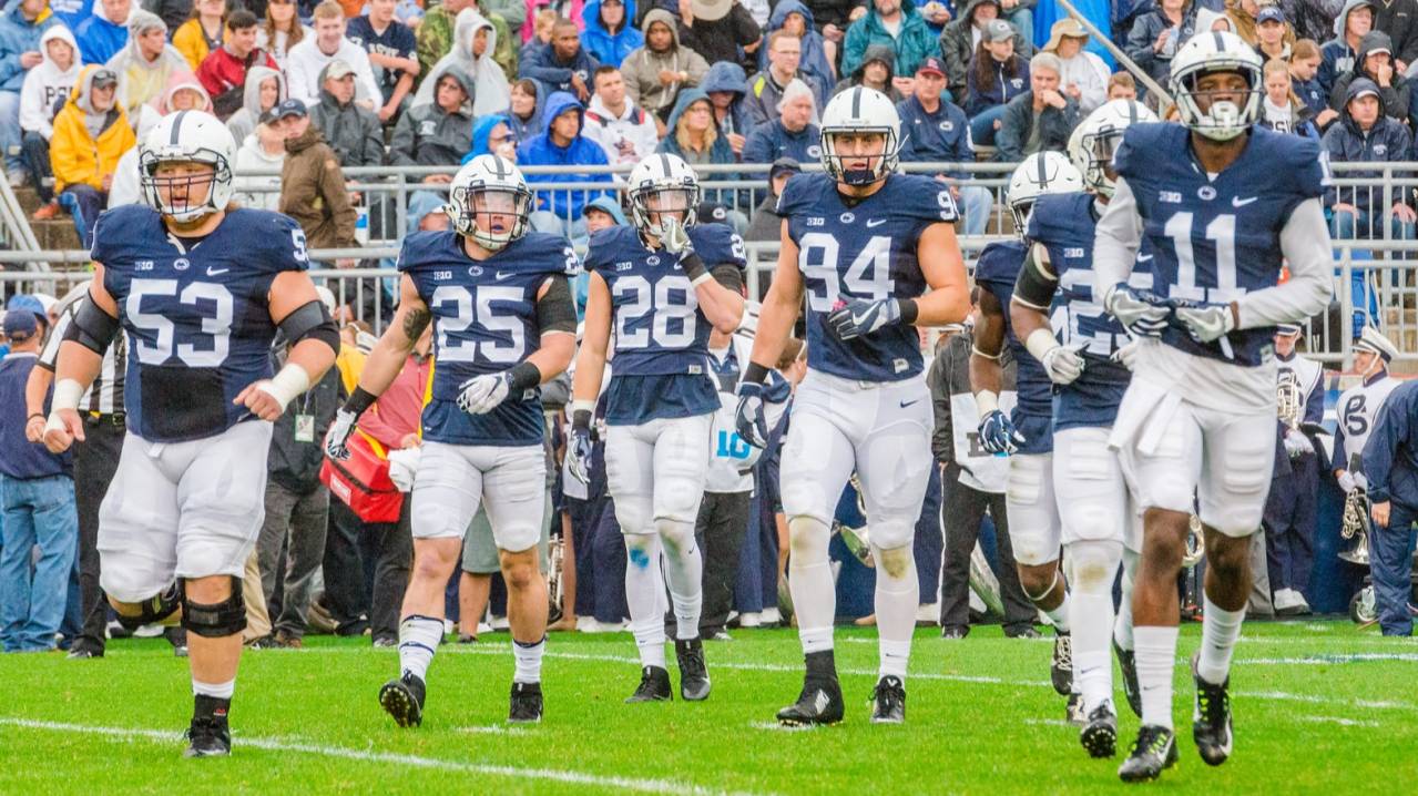2015 Penn State Nittany Lions Football Season Ticket Stub Strip Sheet Set – Full Season