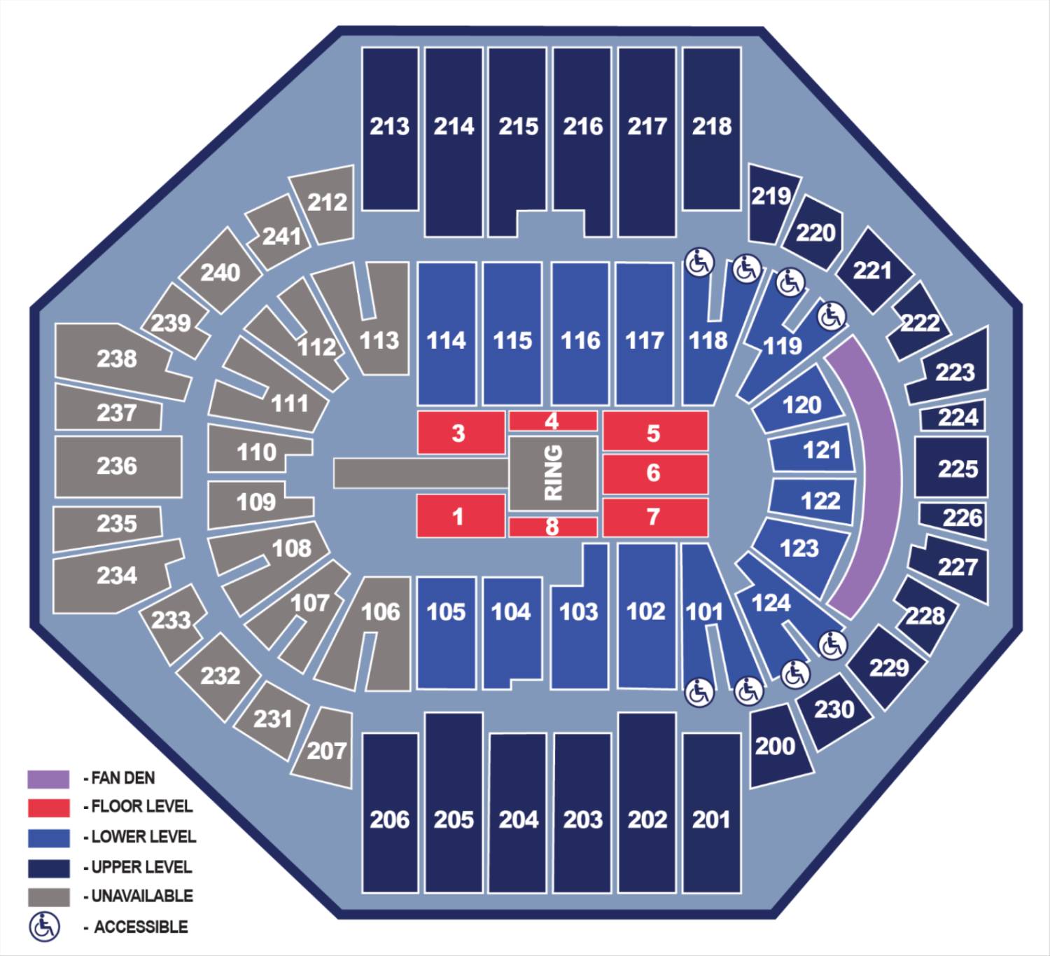 PeoplesBank Arena Map