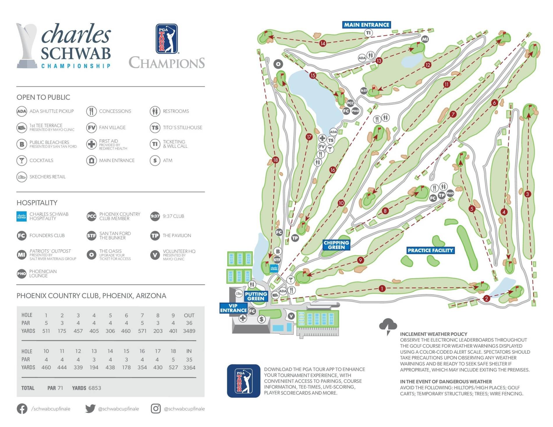 TRAVEL & PARKING Charles Schwab Cup Championship Nov 2025