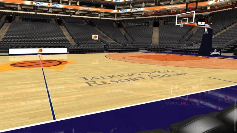 Phoenix Suns Arena Courtside Views