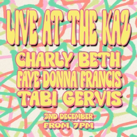 Pigeon Presents Charly Beth, Tabi Gervis and Faye Donna Francis