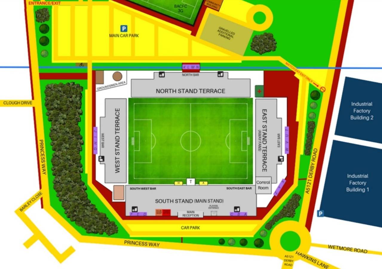 Pirelli Stadium Map