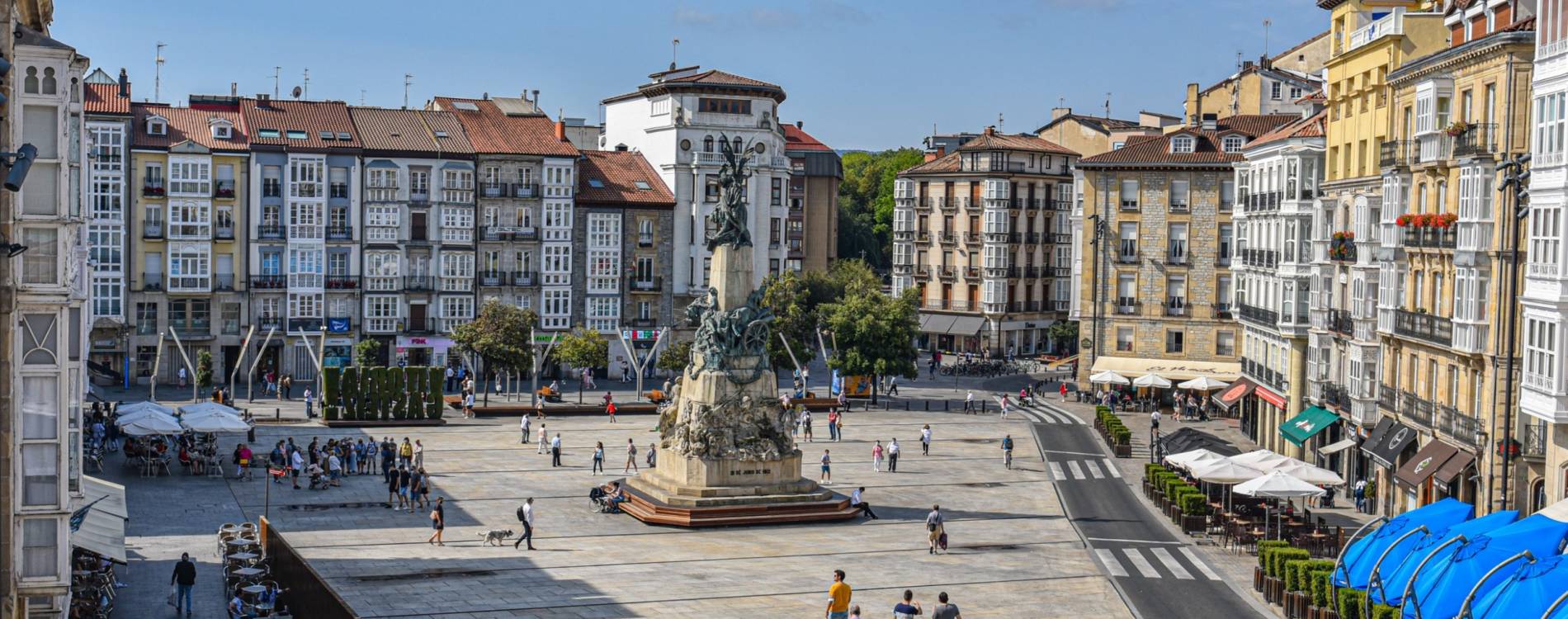 Plaza de la Virgen Blanca in Vitoria-Gasteiz