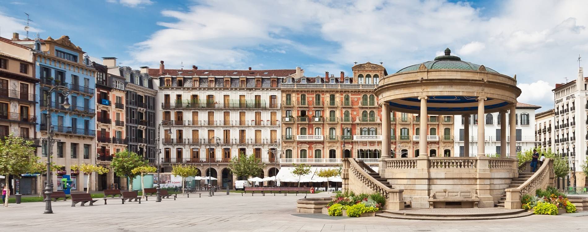 Plaza del Castillo in Pamplona