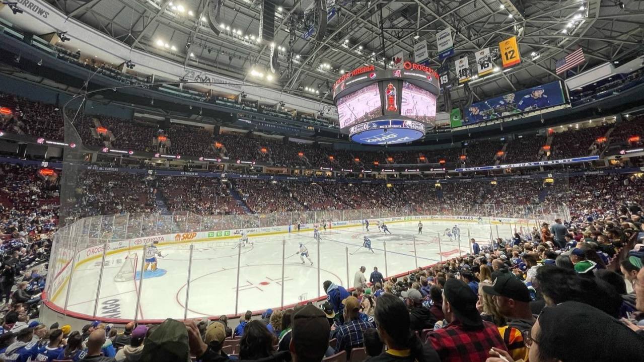 Plaza (100 Level) Vancouver Canucks vs Edmonton Oilers 4 Oct 2024