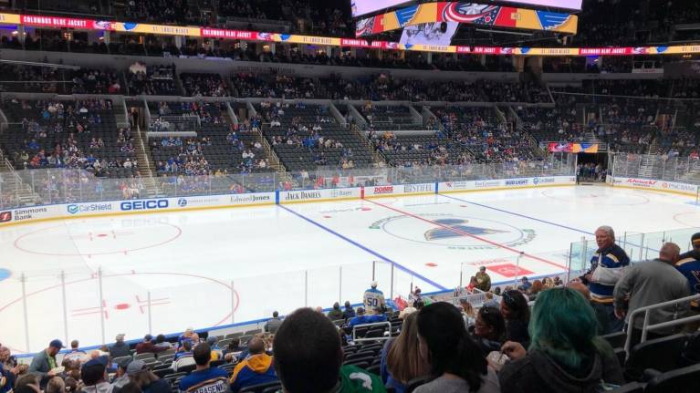 Plaza Section 105 at Enterprise Center