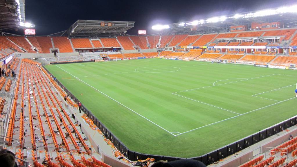PNC Stadium's pitch under the floodlights