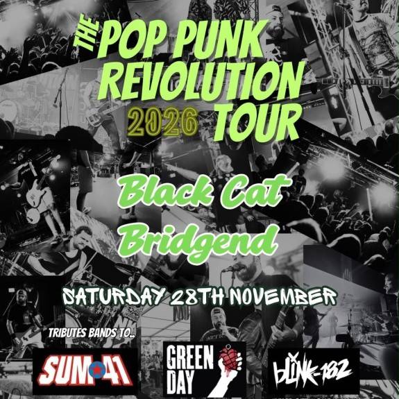 POP PUNK REVOLUTION TOUR @ BlackCat, Bridgend