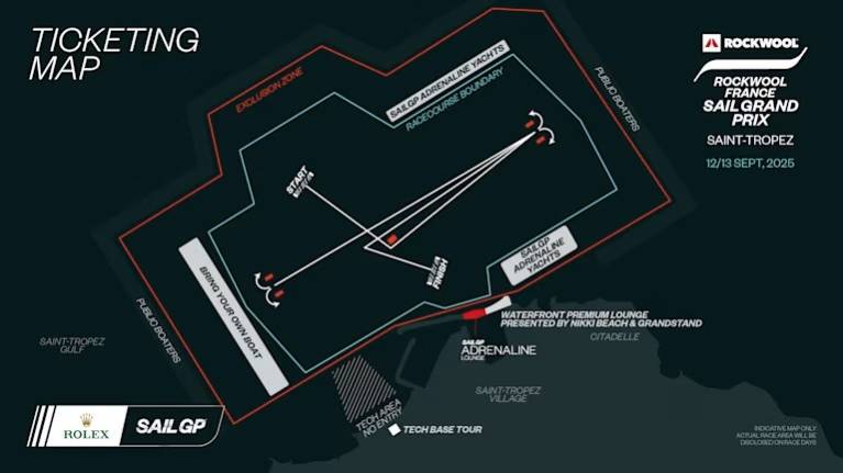 Port of Saint-Tropez Map