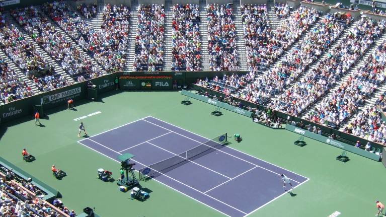 Premium Courtside Box seats, located in the lower tier of Stadium 1