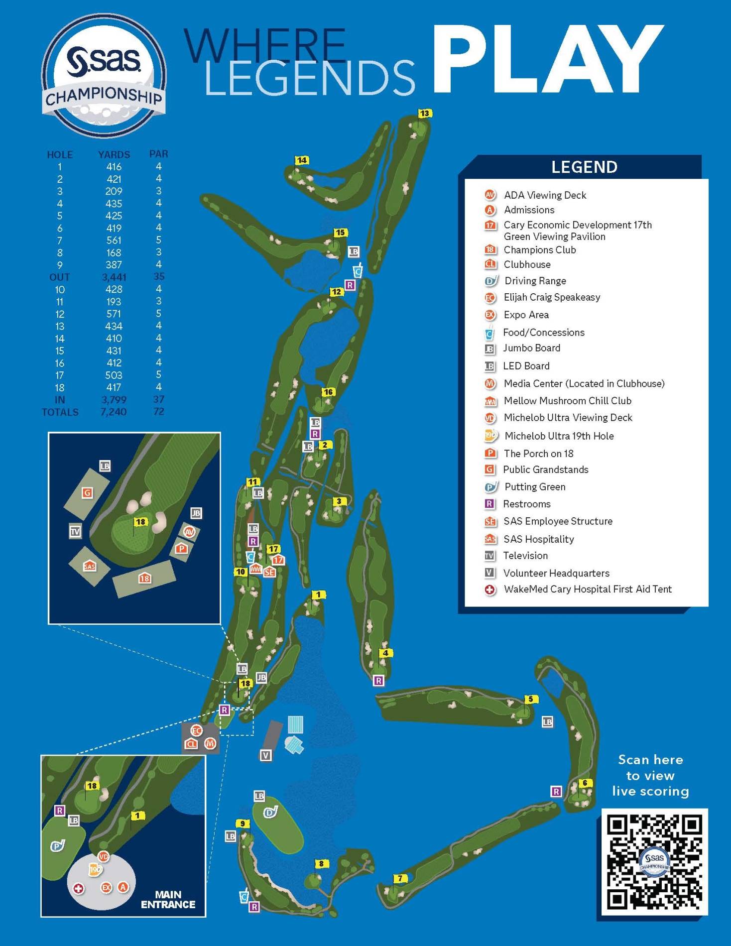 Prestonwood Country Club Map