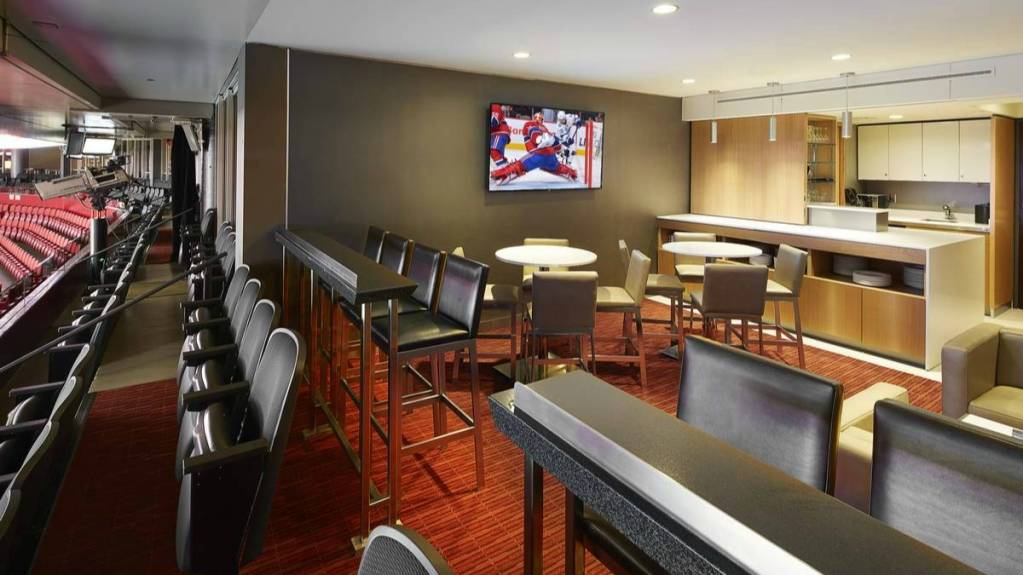 Private Suites at Centre Bell seats