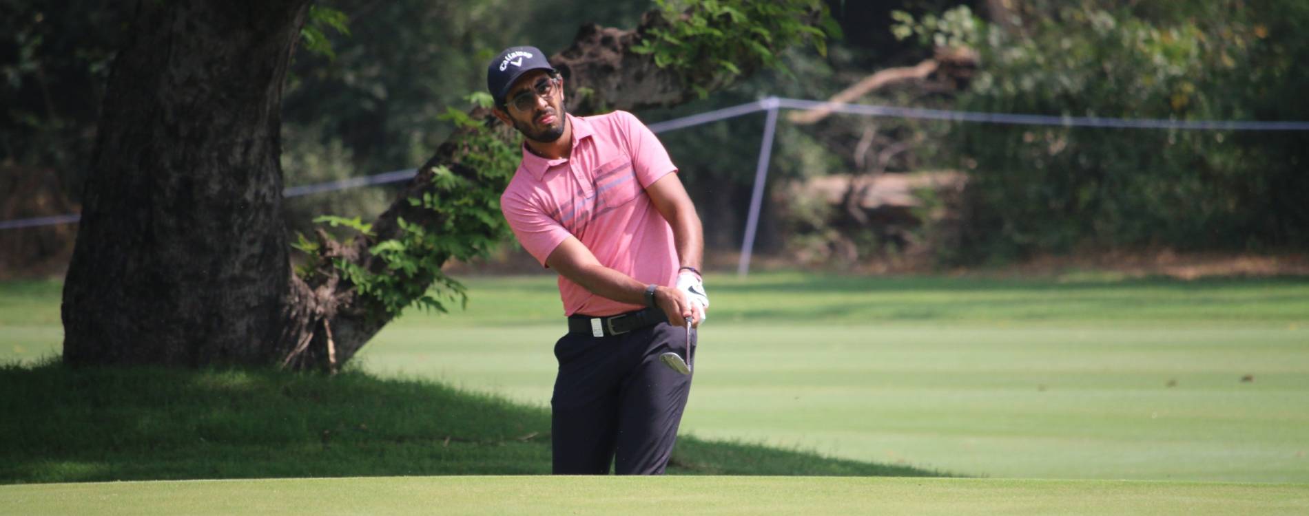 Professional Golfer Yuvraj Singh Sandhu the Delhi Golf Club during DGC Open