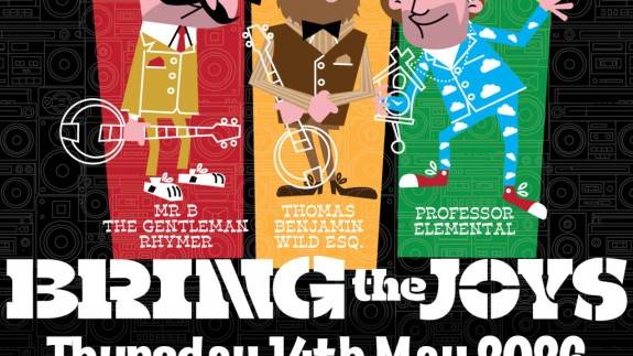 Professor Elemental + Mr B The Gentleman Rhymer + Thomas Benjamin Wild Esq.