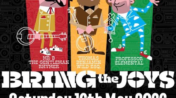 Professor Elemental + Mr B The Gentleman Rhymer + Thomas Benjamin Wild Esq.