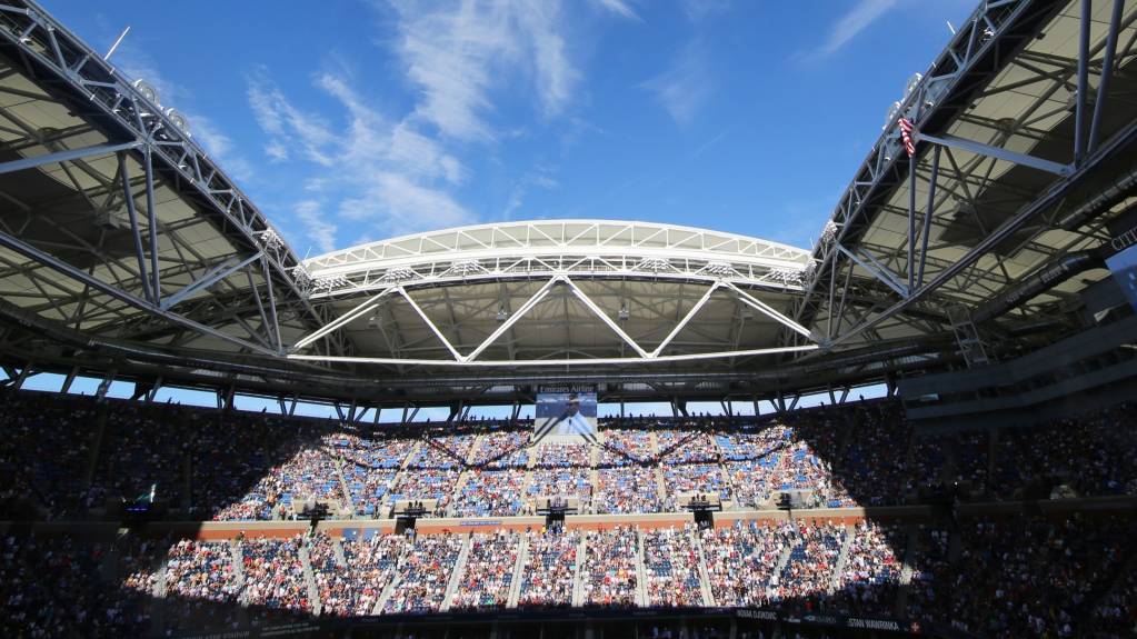 Promenade seating, Arthur Ashe Stadium