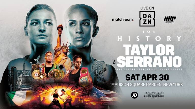 History in the Making: Grab Your Taylor v Serrano Tickets Today!