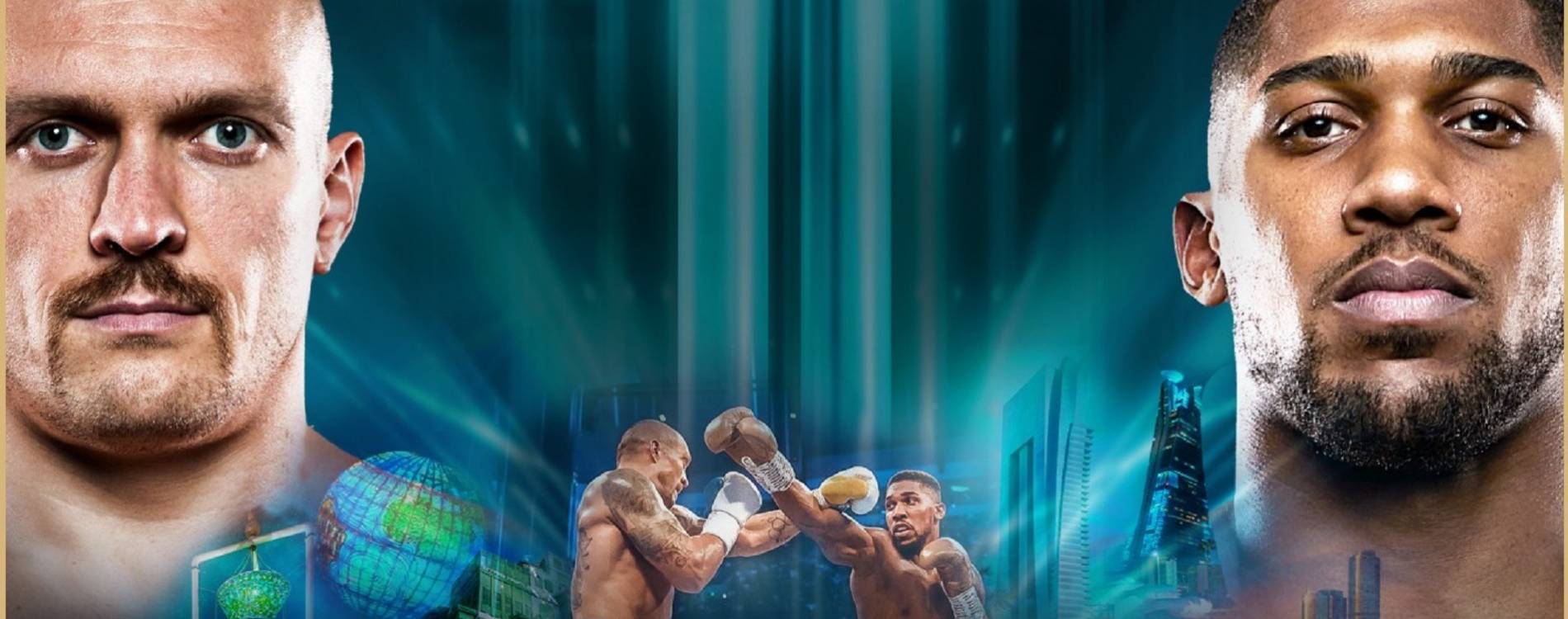 Promotional artwork for Usyk v Joshua