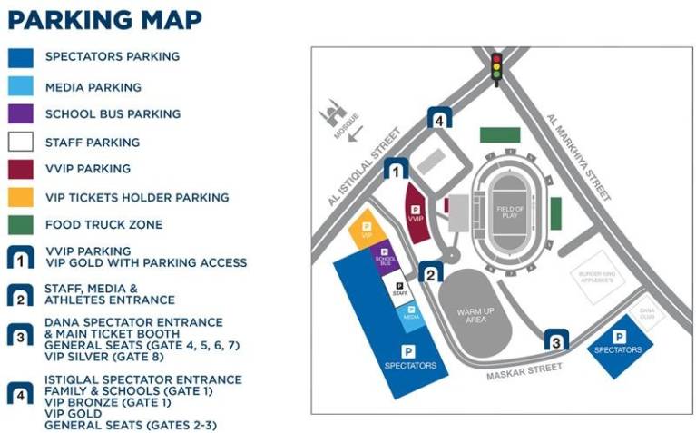 Qatar Sports Club (Suheim bin Hamad) Stadium Map