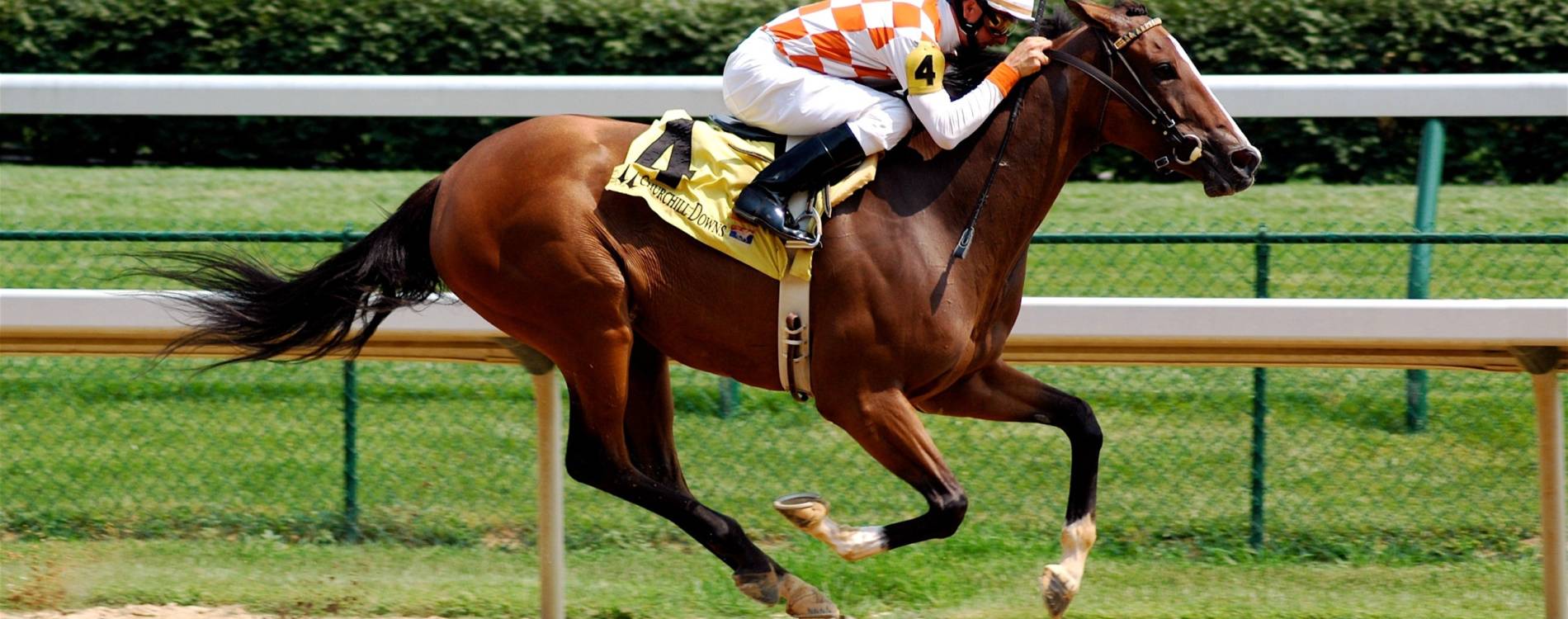 Racing at Churchill Downs