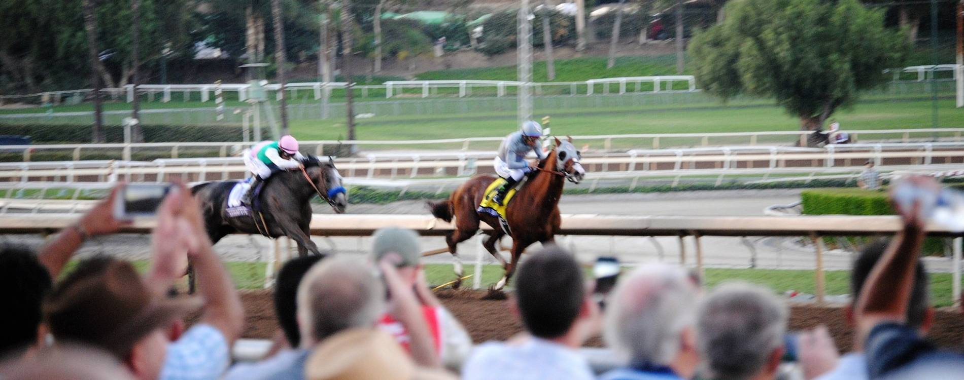 Racing at Santa Anita