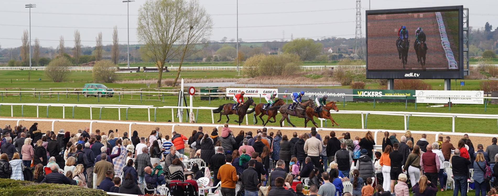 Racing on all-weather track