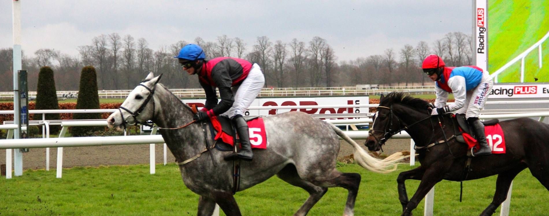 Racing over the finish line