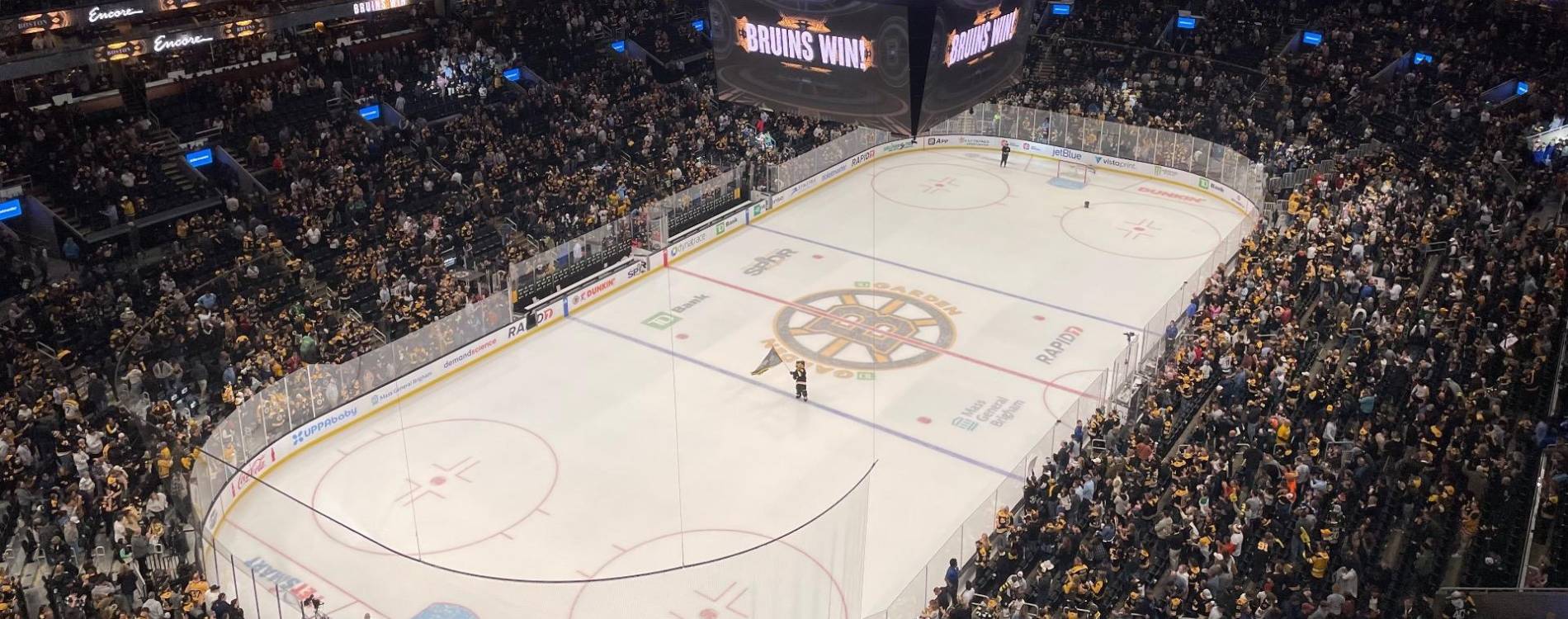 Rafters Level view at TD Garden