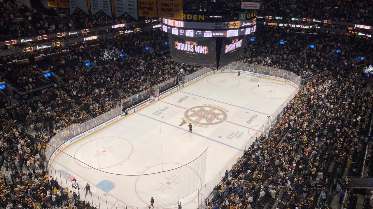 Rafters level view at TD Garden