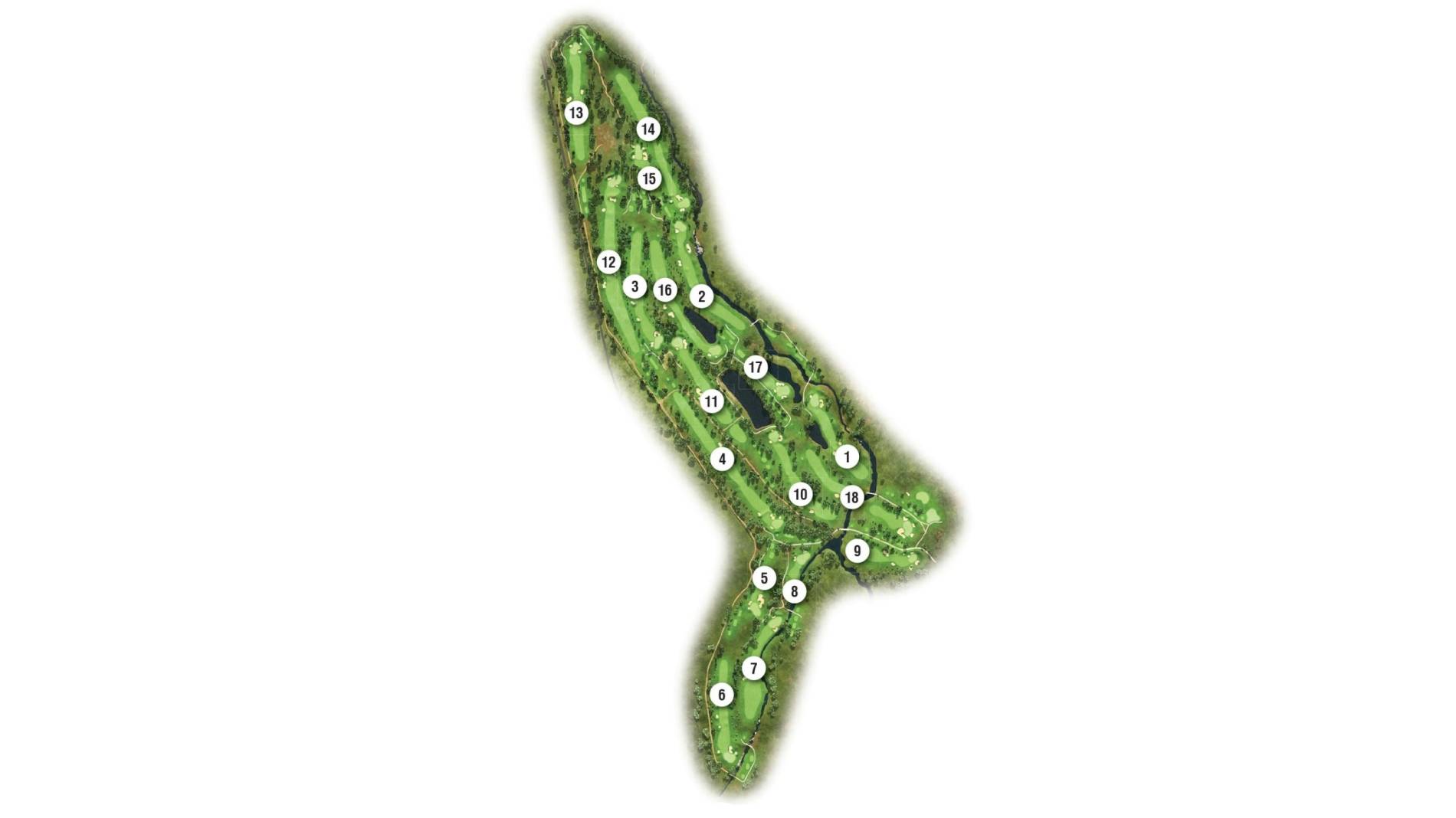 Randpark Golf Club Map